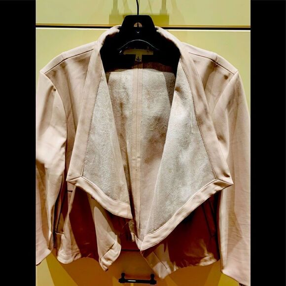 Bb Dakota Blush colored faux leather jacket - Picture 4 of 9